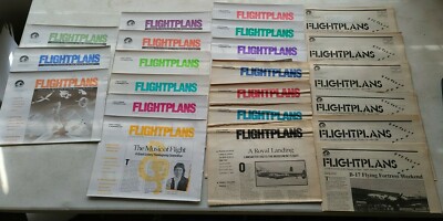 Museum of Flight Flightplans - Museum Announcement Publication 1988-1992