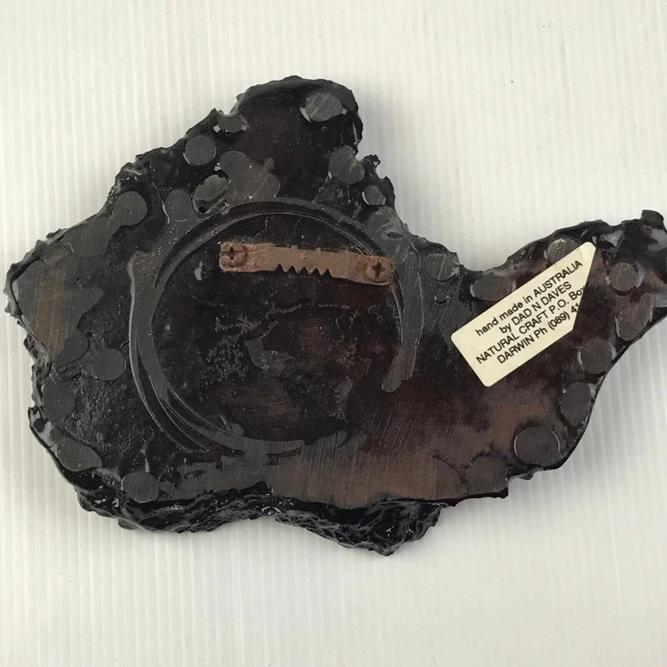 Vintage Kookaburra Wooden Wall Plaque Hand Made From Darwin Australia - image 3 of 4