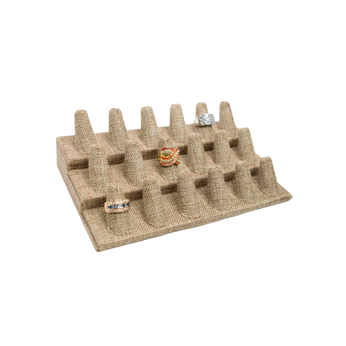 18 Finger Ring Display Stand Holder Jewelry Display 8.25X4.75X2.5" by Novel Box - Picture 3 of 48