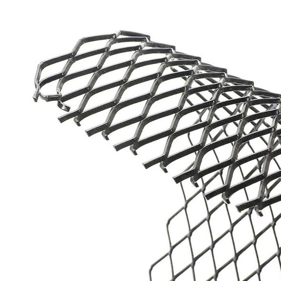 Rejillas de malla para automóvil de 40 * 13 pulgadas cubierta de red de aluminio para parachoques delantero guardabarros capó ventilación X1 Foto 3 de 4