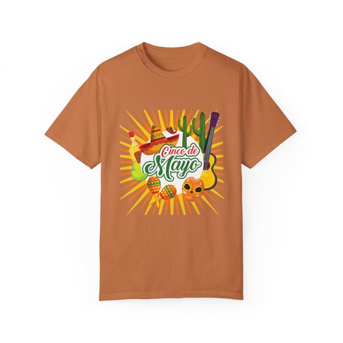 Cinco de Mayo Unisex T-Shirt | Colorful Mexican Fiesta Tee - Picture 42 of 213