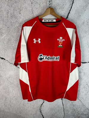 Under Armour UA Wales RUGBY JERSEY BRAINT Uderarmor WRU