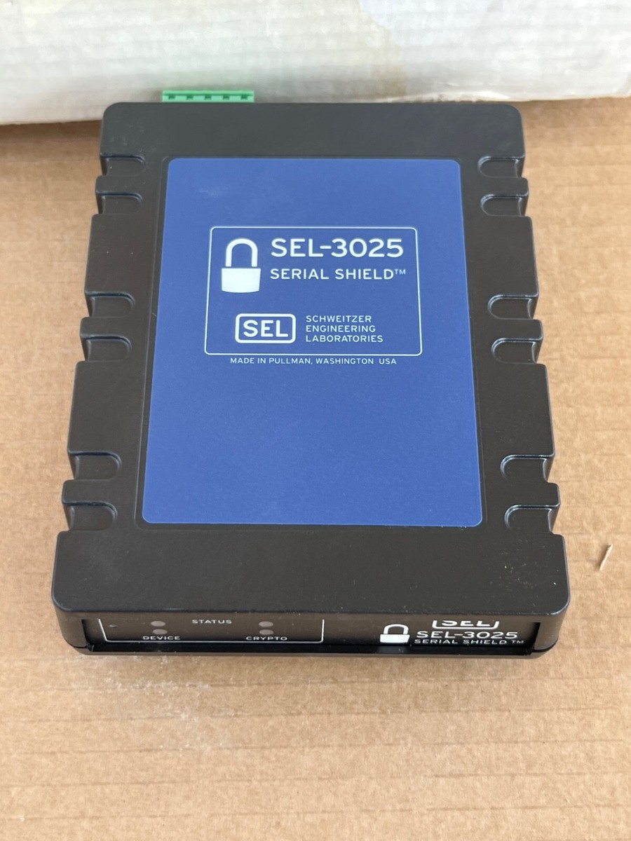 SEL SEL-3025 Serial Shield Serial Cryptographic Transceiver