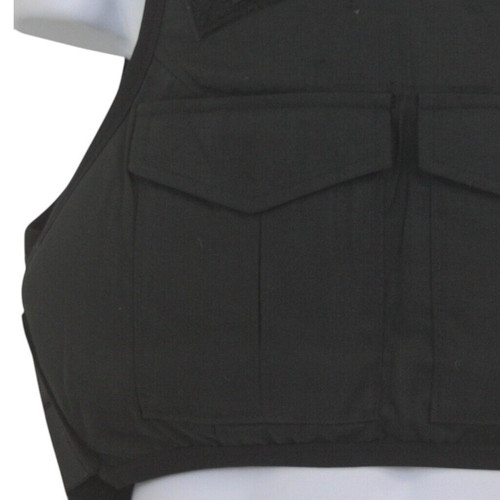 Global Armour Stab Vest Ballistic Body Armour Cover Overt Police Black Female - Picture 3 of 3