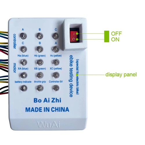 Scooter Repair Detector Brushless Motor Hall Controller 24-72V Tester For E-bike - Picture 12 of 14