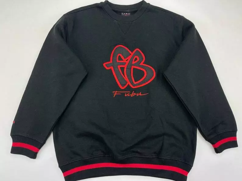 Fubu Sweatshirt, Vintage Longsleeve Sweat Shirt, 90S Hip Hop Clothing, Size  M | Ebay