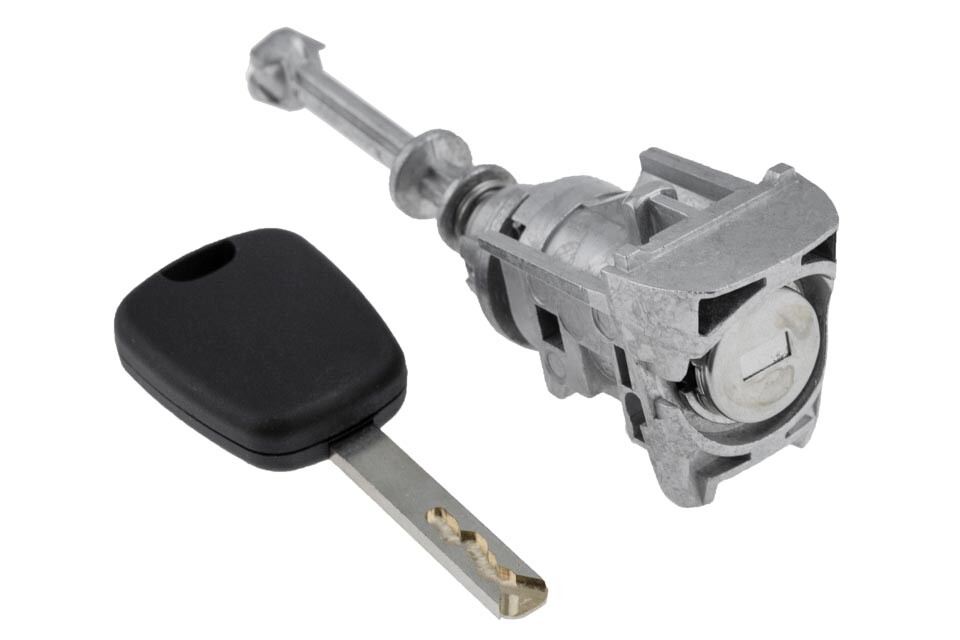 Barillet de porte conducteur Peugeot 407 cylindre serrure gauche avec clé Citroen C4