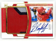 ROY 🏆 RANDY AROZARENA 2020 Natl. Treasures ROOKIE JUMBO Patch ON CARD Auto MVP