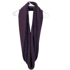 J Crew Infinity Scarf Wool Blend Chevron Stripes