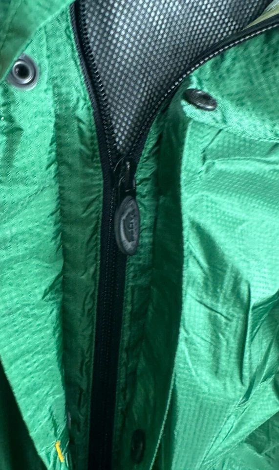 GOLITE Men M Golf Green Windbreaker Rain Jacket Lightweight Full Zip Snap Button - Image 4 of 4