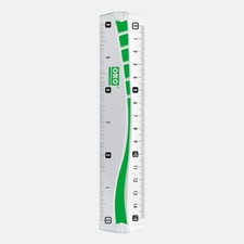 3" Ruler Clear 6 Inch Small Measuring Rulers for School Home Office Plastic 15CM