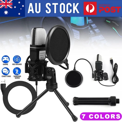 USB Microphone Computer Condenser Recording Microphones For Laptop,Desktop PC