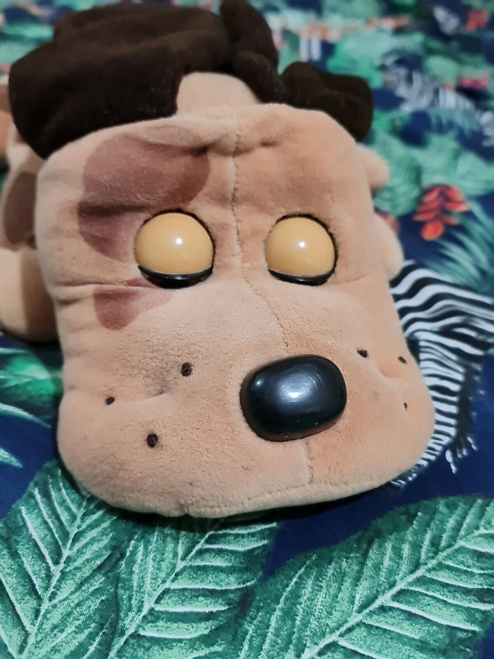 pound puppies sleeping dog 18" plush toy 1992 hornby snoring sounds retro  - Image 4 of 4