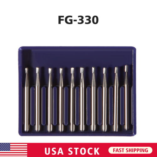 10-100Pcs Dental Carbide Burs fit for High Speed Handpiece Round Cone Bur FG 1.6 - 第 14/131 張圖片