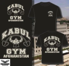US Military base Kabul Gym Afghanistan T-shirt
