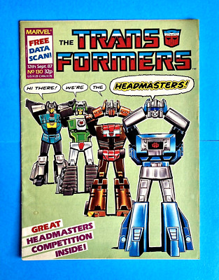 TRANSFORMERS #130 (VOL 1)  MARVEL UK COMIC  12th SEP 1987  VG  1ST PRINT
