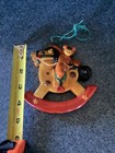 1990 Calliope Ornament Bear On Rocking Horse  — photo 8