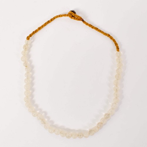 Venetian Starburst Melon Translucent Bead Necklace - Picture 2 of 8