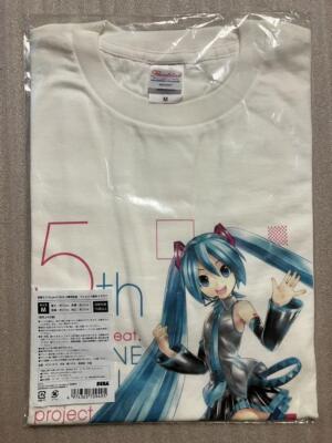 SEGA feat. HATSUNE MIKU Project 5th Anniversary T-shirt | eBay