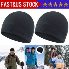 Winter Warm Cap Windproof Fleece Hat Skull Cap Running Beanie Hat for Men Women