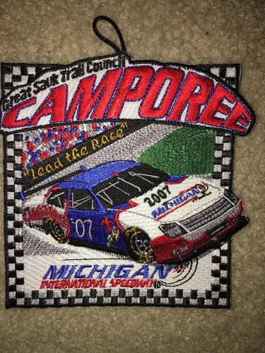 Boy Scout Great Sauk Trail NASCAR Michigan International Speedway Sports Patch