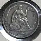 U.S. Seated Half Dime Prem Xf 1860