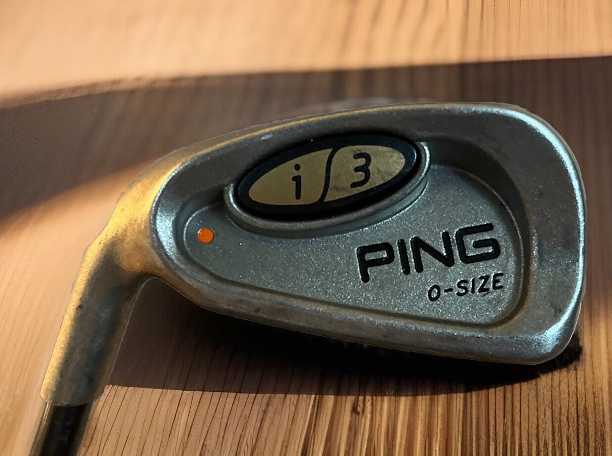 Left Handed Ping i3 0-SIze Blue Dot 9 Iron Regular Steel Shaft Ping Grip Left Handed Ping i3 0-SIze Blue Dot 9 Iron Regular Steel Shaft Ping Grip