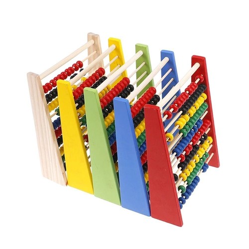 Abacus Counting Toy Wooden Abacus Educational Learning Calculat Bead - Picture 4 of 11