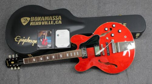 Epiphone JOE BONAMASSA 1962 ES-335 Semi hollow CUSTOM Guitar w/ Case & COA