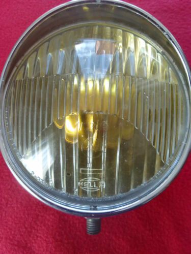 Hella chrome yellow fog lights VW beetle bus Mercedes Porsche - Picture 2 of 8