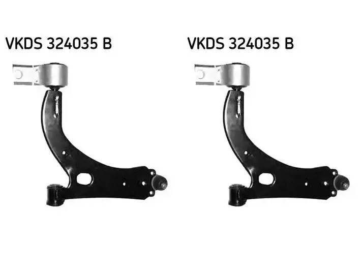 2 x Braccio oscillante SKF per FORD FIESTA V, FUSION