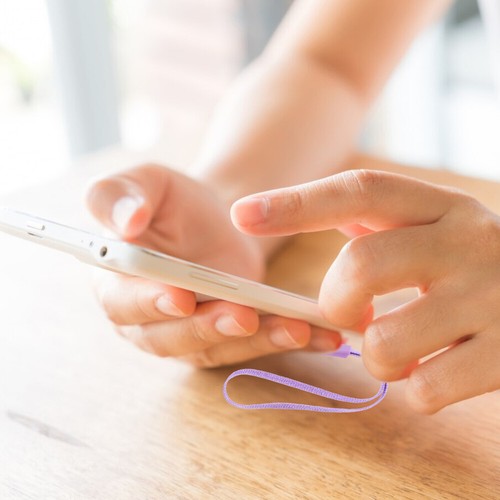 3 sztuki Kabel do telefonu komórkowego Brelok na nadgarstku Kolorowa smycz - Zdjęcie 2 z 12