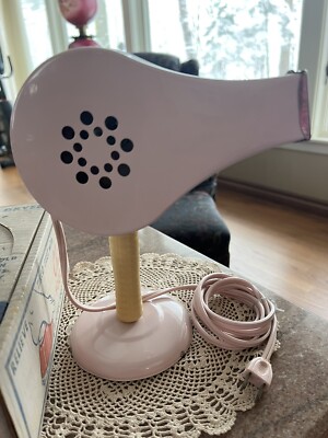 Vtg 1950's Chic Pink Electric Hair Dryer 595 Working Hot/Cold Morris Struhl NY