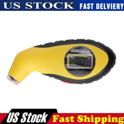 #ad LCD Digital Tire Pressure Gauge Handy Air Gauge For Car Truck Motorcycle Bicycle $2.67