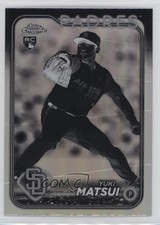 2024 Topps Chrome Update Negative Refractor Yuki Matsui #USC187 e5r