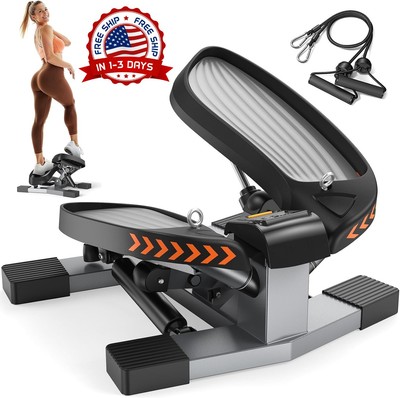 Stepper giratorio con bandas de resistencia y capacidad de peso de 330lbs NEW US