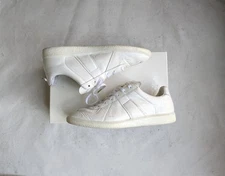 Maison Margiela GAT Sneakers White Men 9 42 Leather Rubber Low Tops Italy