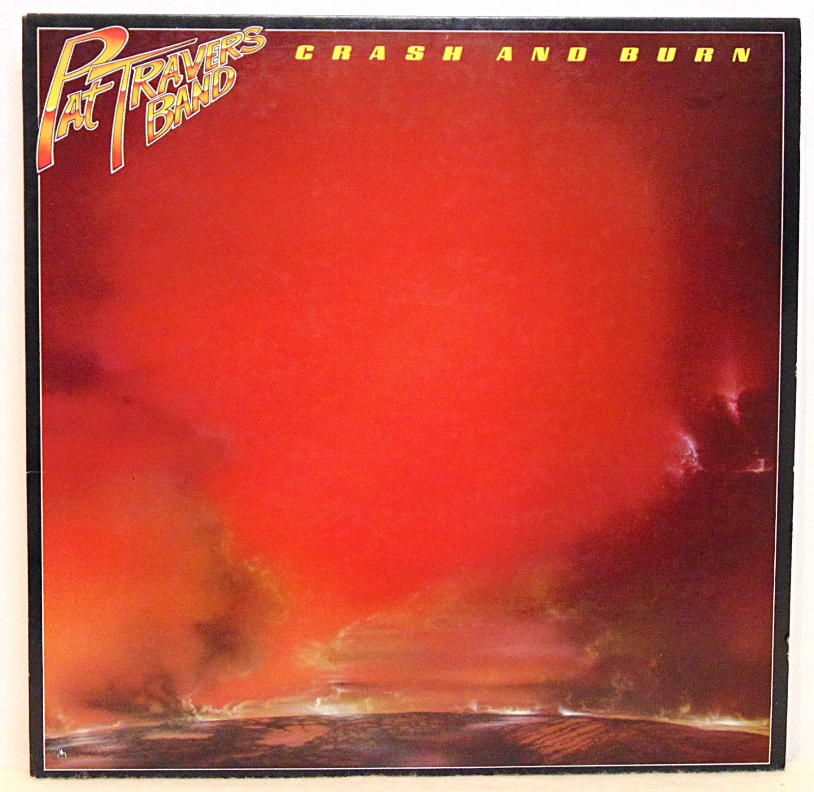 Pat Travers Band –Crash And Burn-1980 Polydor ‎Classic Rock Vinyl LP Record