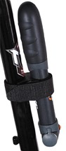 TwoFish Bike Block Pump & CO2 Inflator Holder - Durable Rubber, USA Made, Easy