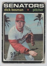 1971 Topps Dick Bosman #60 0j0
