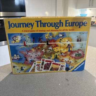 Reise durch Europa Reise Familien Brettspiel Ravensburger komplett Alter 10+