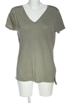 PRIMARK Kurzarm-Bluse Damen Bluse Gr. DE 38 khaki Casual-Look
