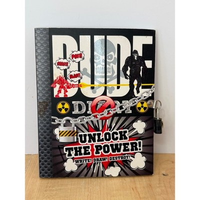 Dude Diary Unlock the Power Journal GIII Fine Print Publishing Lock and Key Book
