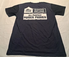  Lowe's  T Shirt Home Improvement Mens Large Blue MVP HGTV SHERWIN WILLIAMS