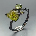 Handmade ring Natural Tourmaline Ring 925 Sterling Silver Size 8 /R474383