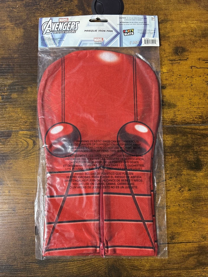 Iron Man  Partysuit Mask Marvel Avengers Assemble Halloween Costume - Image 3 of 3
