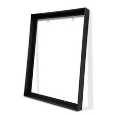 Metal Floating Frame Canvas Oil Paintings, DIY Canvas Frame for 12"x16" Black