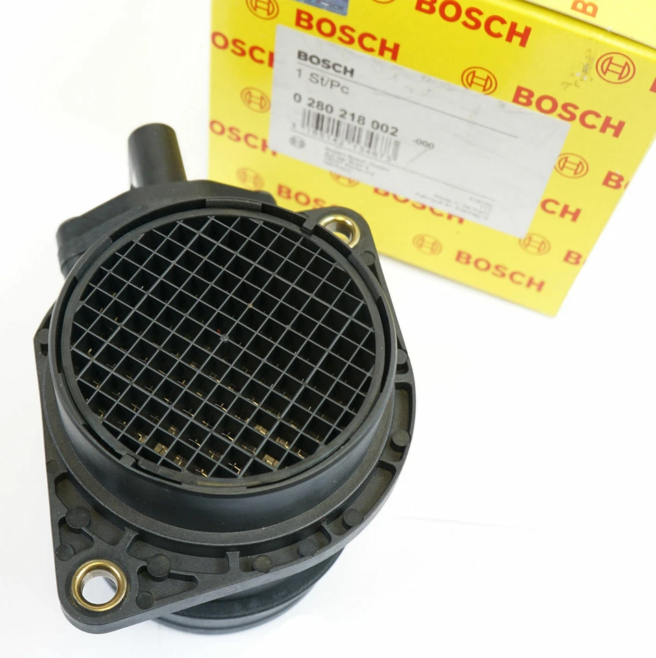 Sensor de flujo de masa de aire Bosch 280218002 para Volkswagen Beetle Golf Jetta 1998-2001 Foto 2 de 4