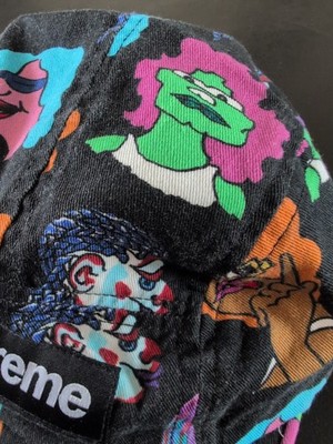 Supreme Gonz Heads Black Camp Cap FW17 Black | eBay
