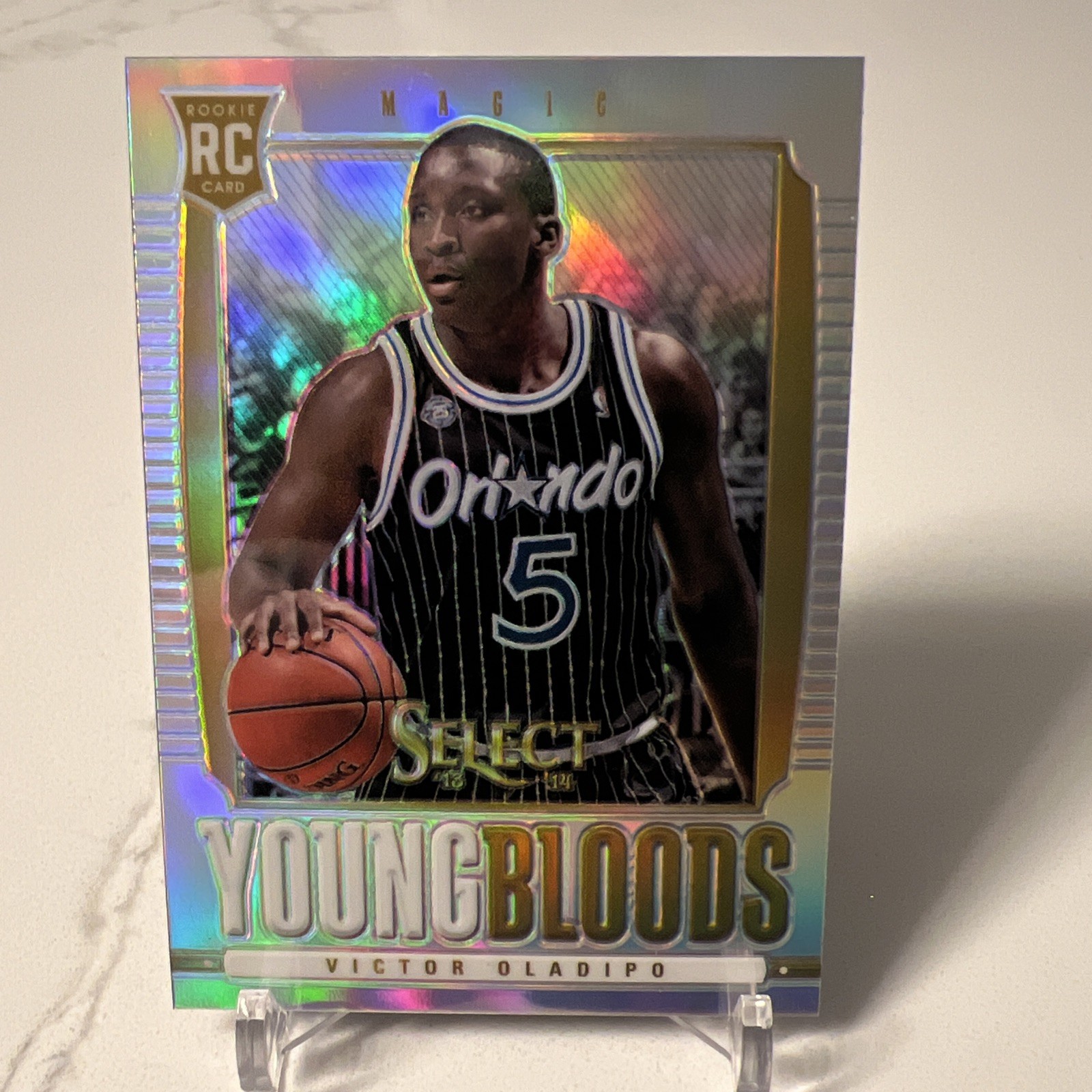2013-14 SELECT SILVER PRIZM YOUNG BLOODS VICTOR OLADIPO ROOKIE- SP